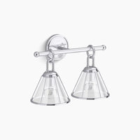 Polished Chrome Two-light Sconce