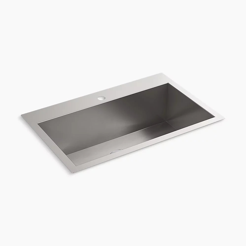 Kohler 30-1/2" top-/undermount single-bowl kitchen sink  K-80169-1-NA
