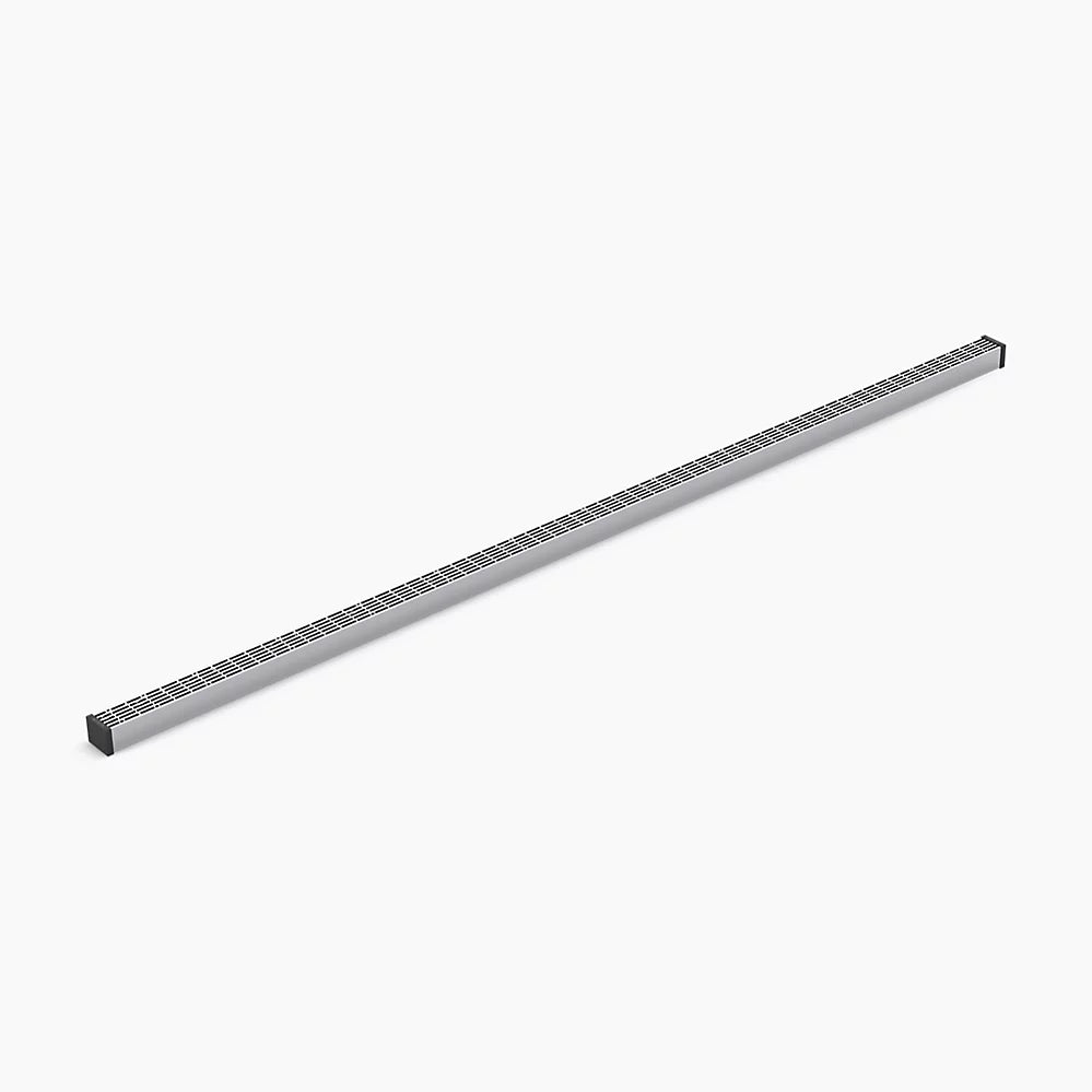 Kohler 1-1/4" x 48" linear drain grate with lattice pattern