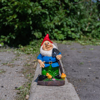 Garden Gnome with Shovel - 8"