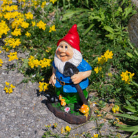 Garden Gnome with Shovel - 8"