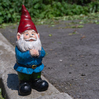 Garden Gnome in Thinking Pose - 12"H