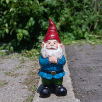 Garden Gnome in Thinking Pose - 12"H