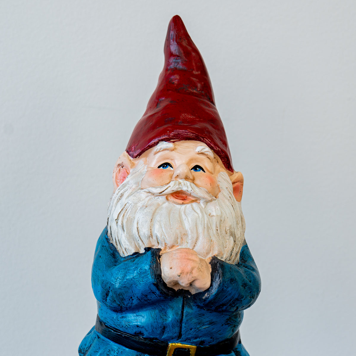 Garden Gnome in Thinking Pose - 12"H