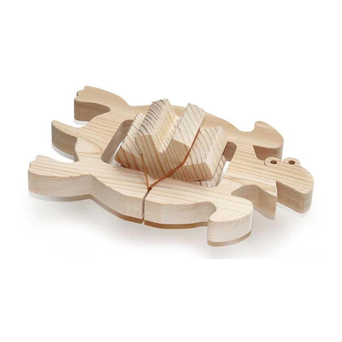 Ginga Kobo - Wooden Turtle Bath Toy