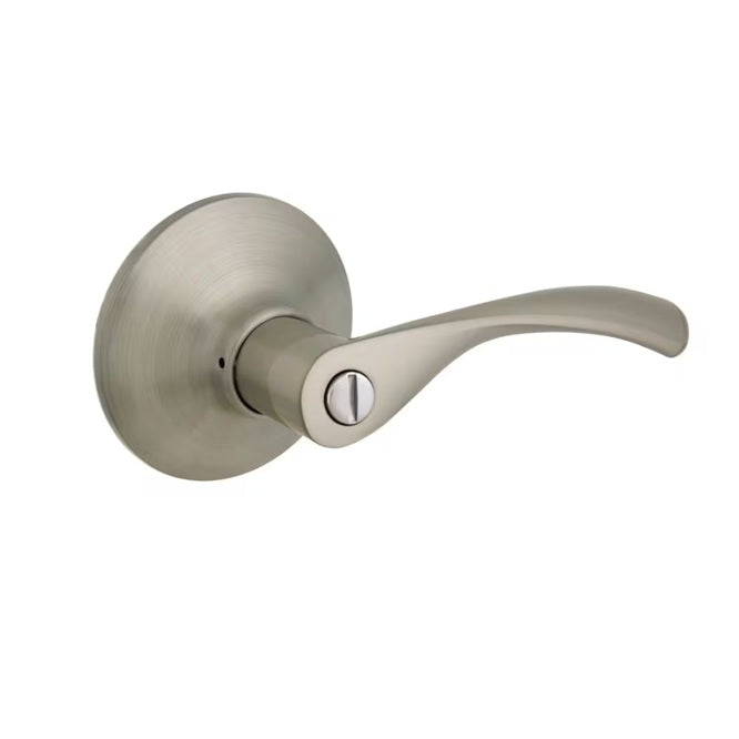 Defiant Kimberley Satin Nickel Bed/Bath Privacy Door Lever