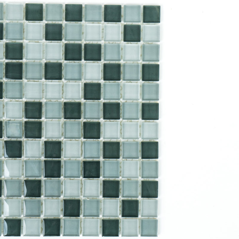 Crystal Mosaic Tiles - Shades of Teal