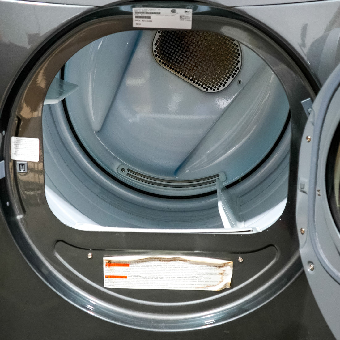 Frigidaire Affinity Frontload Electric Dryer in Grey, BKQE7017KTO