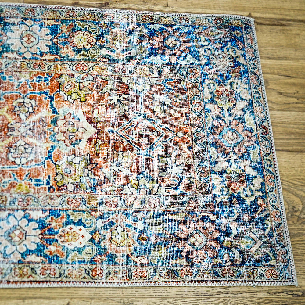 3.8 x 2.3 ft Oriental-Style Rug