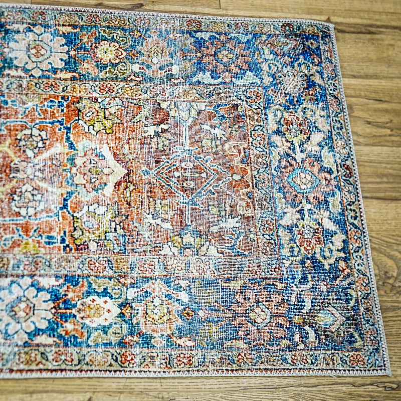 3.8 x 2.3 ft Oriental-Style Rug