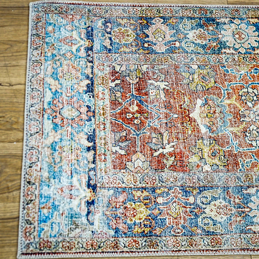 3.8 x 2.3 ft Oriental-Style Rug