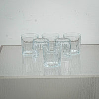 7.4 oz 6pc Glass Cup Set
