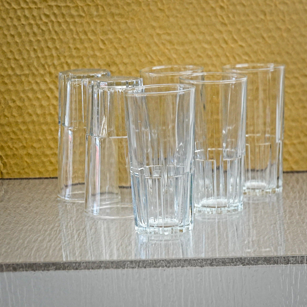 10.6 oz 6pc Glass Cup Set
