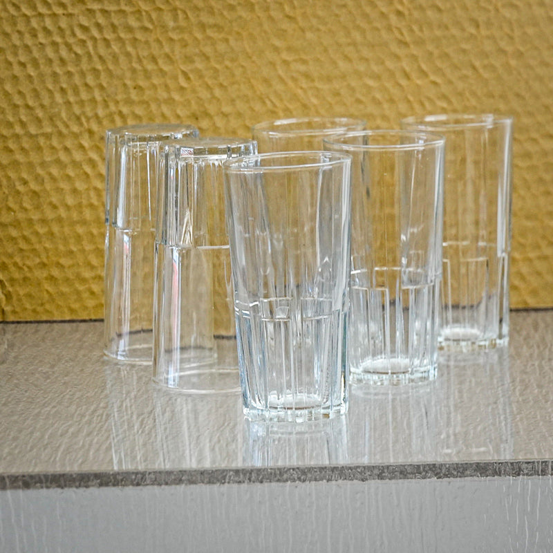 10.6 oz 6pc Glass Cup Set