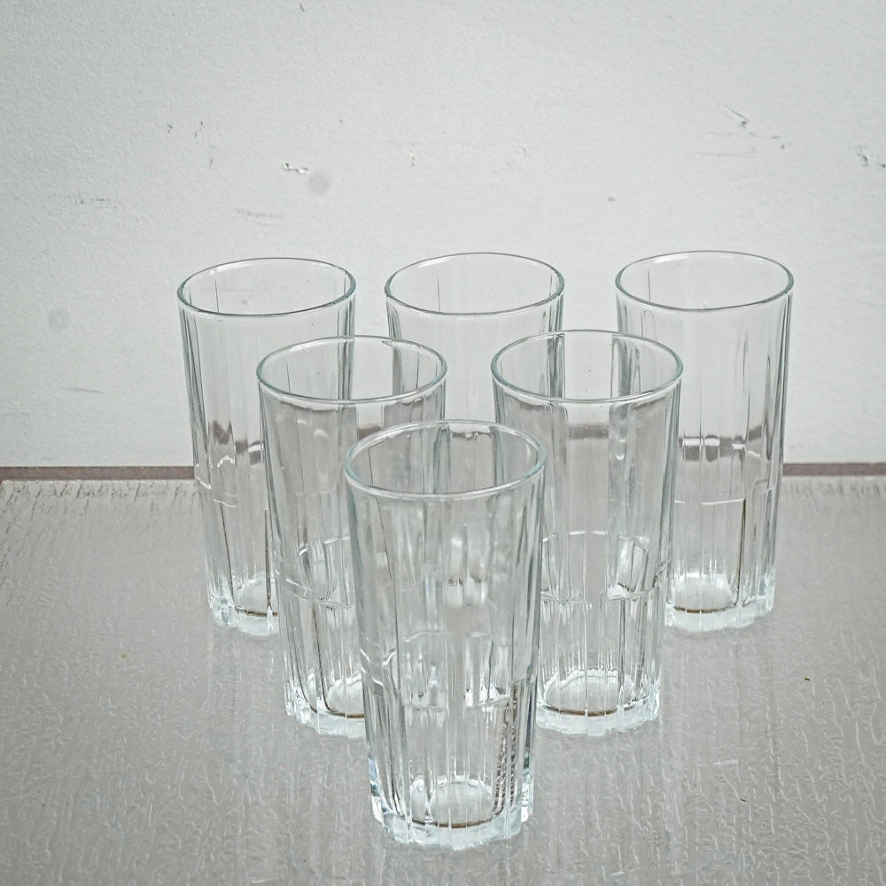 10.6 oz 6pc Glass Cup Set