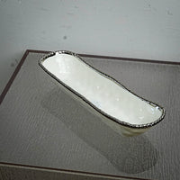 14 x 4.1 Inch Silver Finish Serving Dish