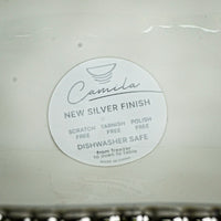 14 x 4.1 Inch Silver Finish Serving Dish
