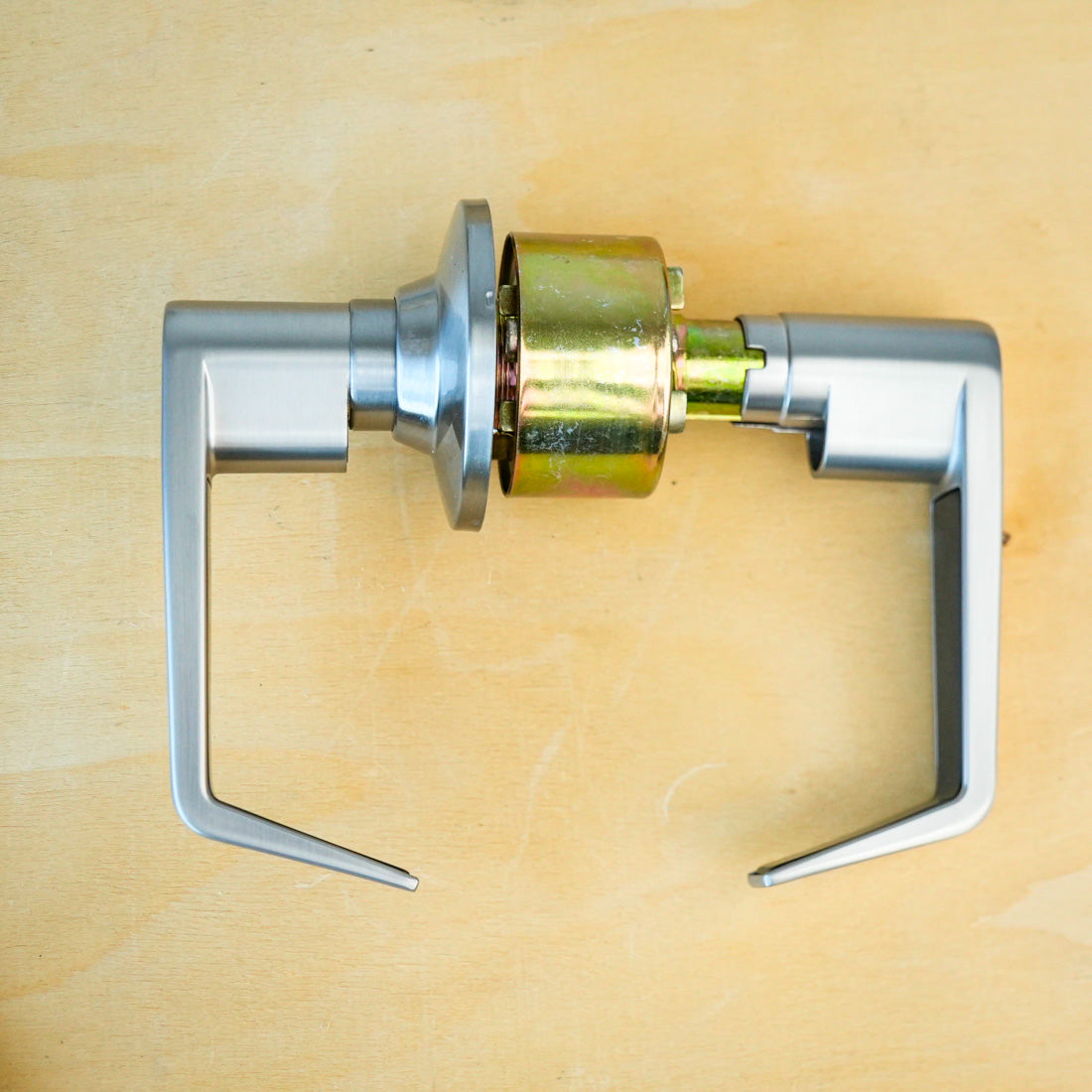 Dorex EM10 C15 Passage Lever – Medium Duty, Satin Nickel, Grade 2