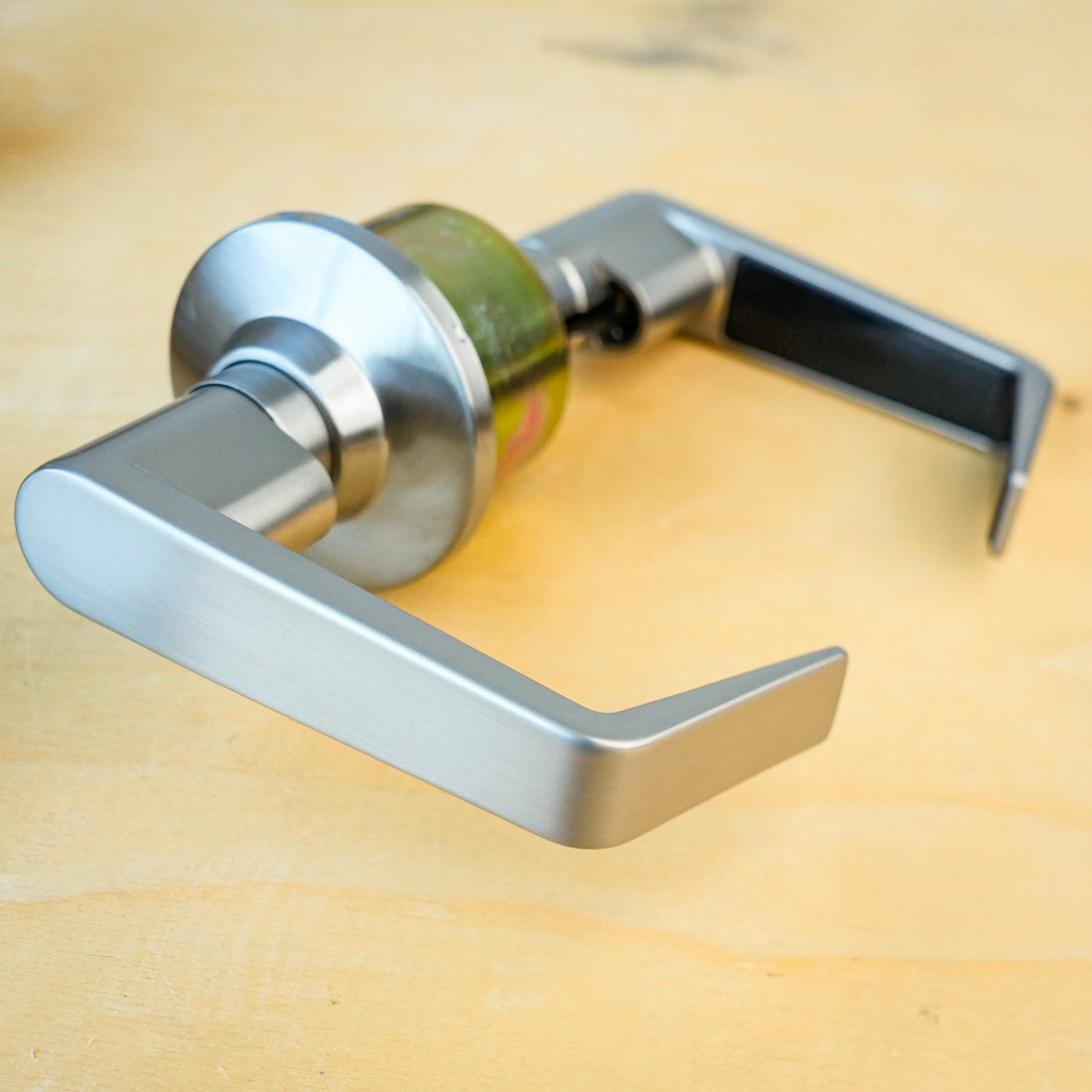 Dorex EM10 C15 Passage Lever – Medium Duty, Satin Nickel, Grade 2