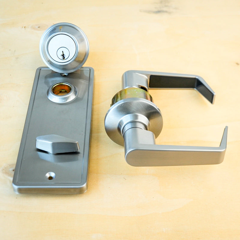 Dorex EM10 C15 Passage Lever – Medium Duty, Satin Nickel, Grade 2