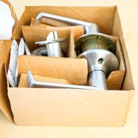 Schlage F10CF ELA 626 Grade 2 Passage Latch, Elan Lever, Satin Chrome Finish