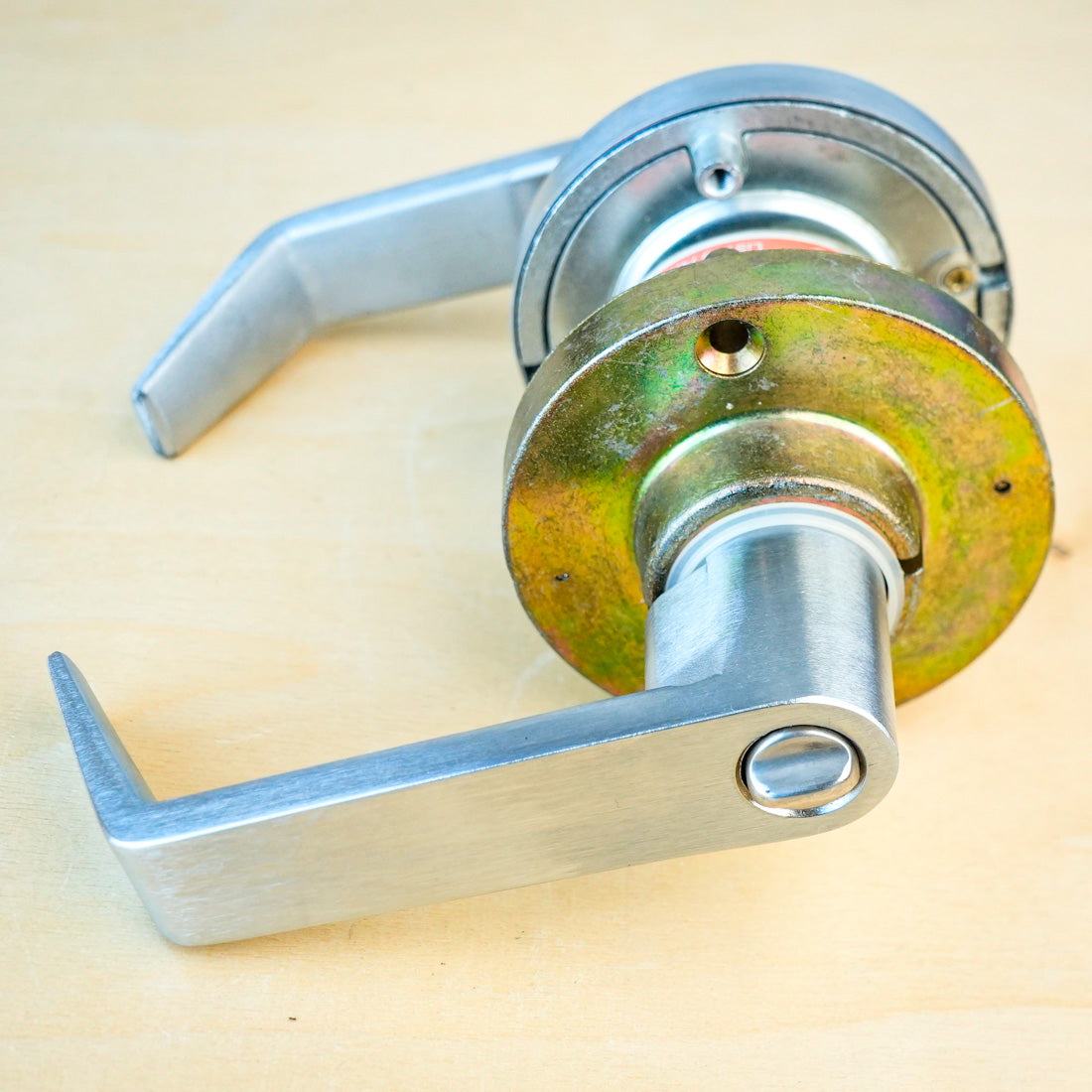 Marks 195RF/26D-F21 Storeroom Lever Lock – Medeco LFIC Prep, Satin Chrome, Grade 1