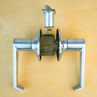 Schlage F10CF ELA 626 Grade 2 Passage Latch, Elan Lever, Satin Chrome Finish