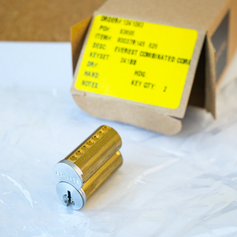 Schlage 80037R145 626 Everest Primus Interchangeable Core – C123 Keyway, Satin Chrome