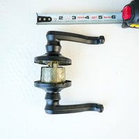 Schlage F10 CLT 622 Passage Lever – Callington Style, Matte Black