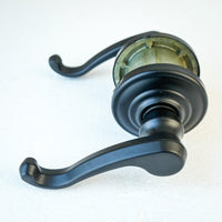 Schlage F10 CLT 622 Passage Lever – Callington Style, Matte Black