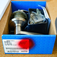 Schlage F10 MER 619 Passage Lever – Merano Style, Satin Nickel