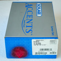 Schlage F10 MER 622 Passage Lever – Merano Style, Matte Black