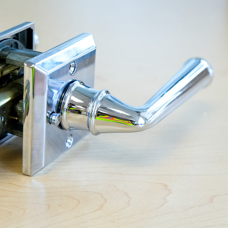 Baldwin Reserve Federal Privacy Lever in Polished Chrome – PV.FED.R.TSR.260.SL.SS