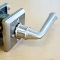 Baldwin Reserve Federal Privacy Lever in Satin Nickel – PV.FED.R.TSR.150.SL.SS