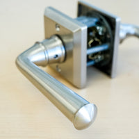 Baldwin Reserve Federal Privacy Lever in Satin Nickel – PV.FED.R.TSR.150.SL.SS