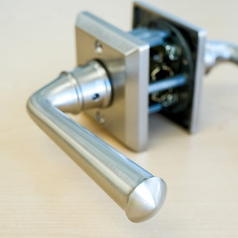 Baldwin Reserve Federal Privacy Lever in Satin Nickel – PV.FED.R.TSR.150.SL.SS