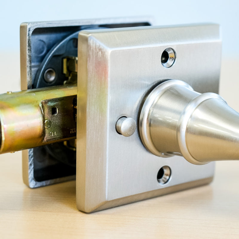 Baldwin Reserve Federal Privacy Lever in Satin Nickel – PV.FED.R.TSR.150.SL.SS