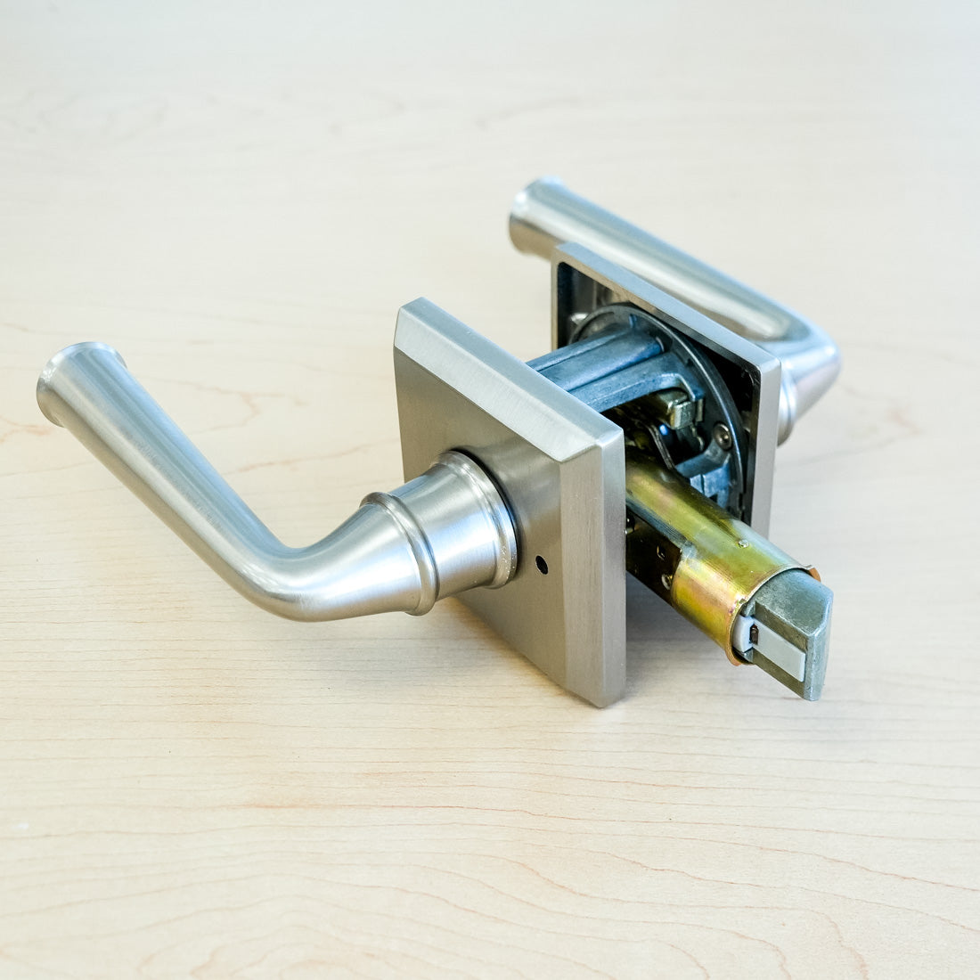 Baldwin Reserve Federal Privacy Lever in Satin Nickel – PV.FED.R.TSR.150.SL.SS