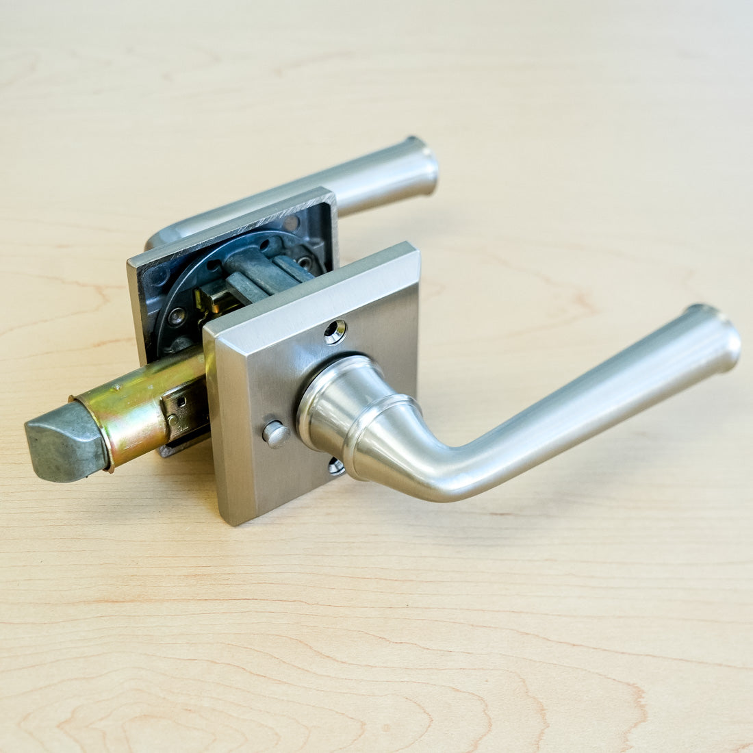 Baldwin Reserve Federal Privacy Lever in Satin Nickel – PV.FED.R.TSR.150.SL.SS