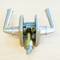 Baldwin Reserve Federal Privacy Lever in Satin Nickel – PV.FED.R.TSR.150.SL.SS