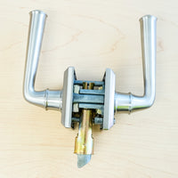 Baldwin Reserve Federal Privacy Lever in Satin Nickel – PV.FED.R.TSR.150.SL.SS