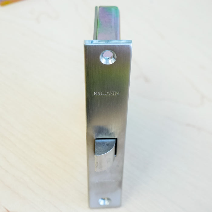 Baldwin Reserve Interior Mortise Lock for Passage Lever in Lifetime Satin Nickel – 8535.056.L