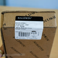 Baldwin Reserve Interior Mortise Lock for Passage Lever in Lifetime Satin Nickel – 8535.056.L