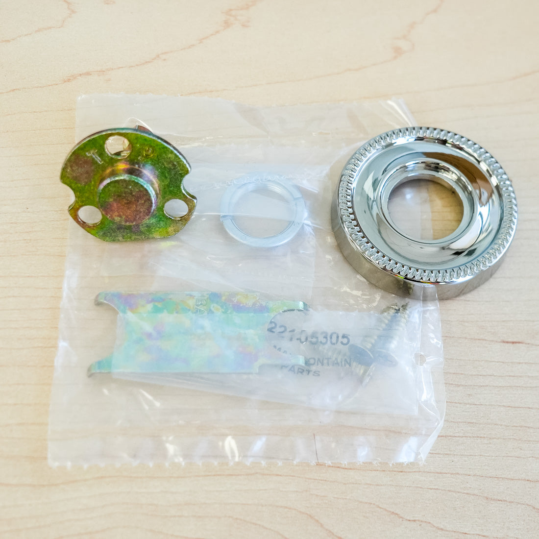 Baldwin 2-Inch Passage Half Dummy Rose in PVD Polished Nickel – 5035.055.IDIM