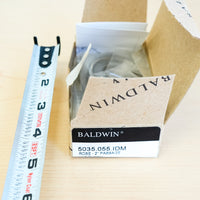 Baldwin 2-Inch Passage Half Dummy Rose in PVD Polished Nickel – 5035.055.IDIM