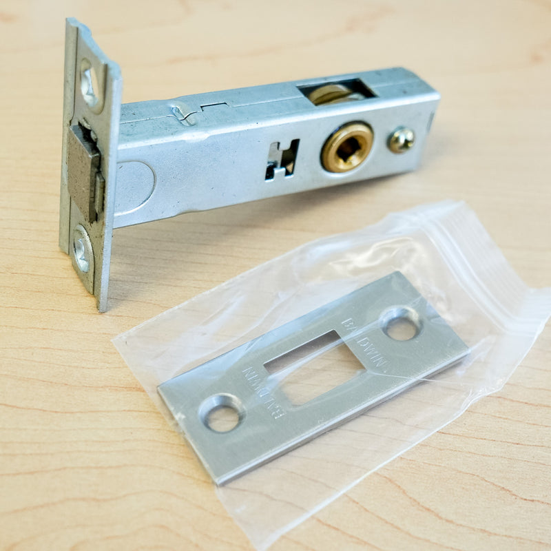 Baldwin Mortise Privacy Bolt Less Turn Piece in Satin Nickel – 0418.150.LTP