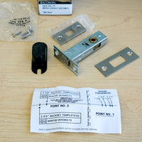 Baldwin Mortise Privacy Bolt Less Turn Piece in Satin Nickel – 0418.150.LTP