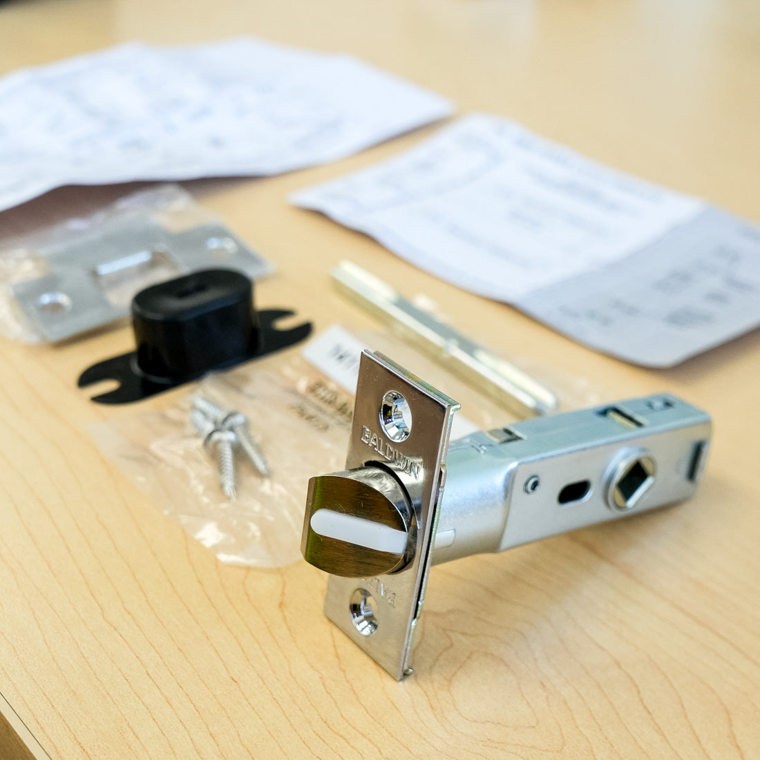 Baldwin Lever Latch in Polished Chrome – 5513.260