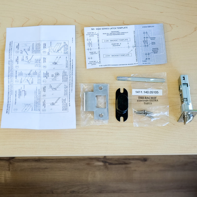 Baldwin Lever Latch in Polished Chrome – 5513.260