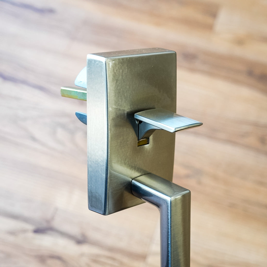 Schlage Exterior Handleset in Satin Nickel – F58 CEN 619